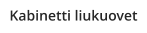 Kabinetti liukuovet